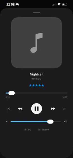 Moosic Player screenshot 1