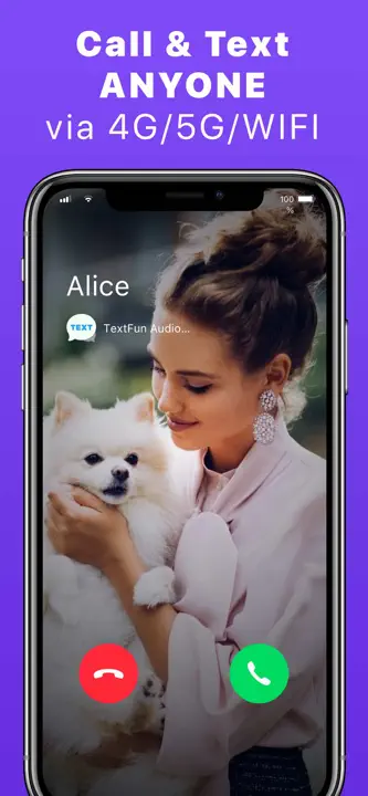 Text App: Wifi Calling+Texting: Screenshot 3 von 6
