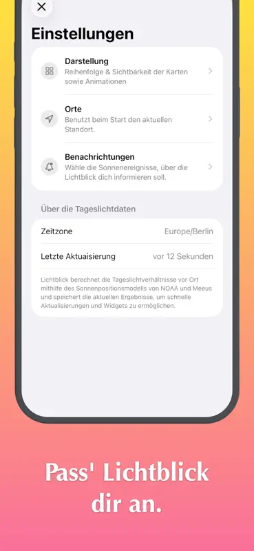 Lichtblick – Tageslänge screenshot 5 of 6