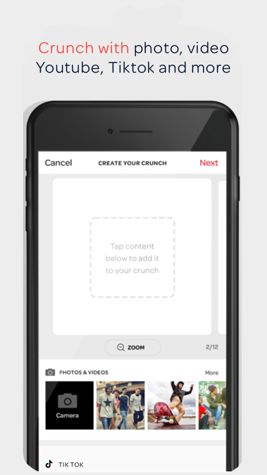 #2. Crunchet (iOS) Podle: Curation Media, Inc.