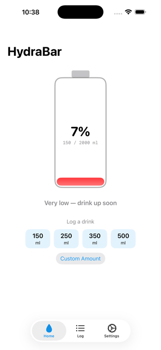 HydraBar: Hydration Screenshot 2 of 3