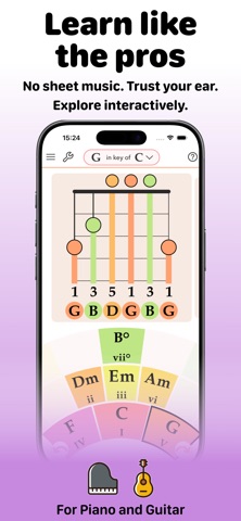 Chord Colors: Piano and Guitar app screenshot