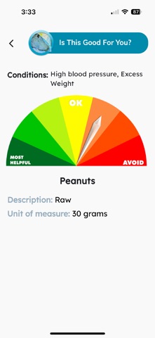 High Blood Pressure iPhone screenshot