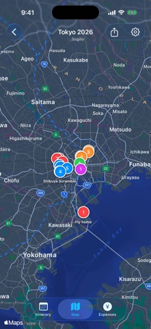 Bon Voyage - trip organizer screenshot