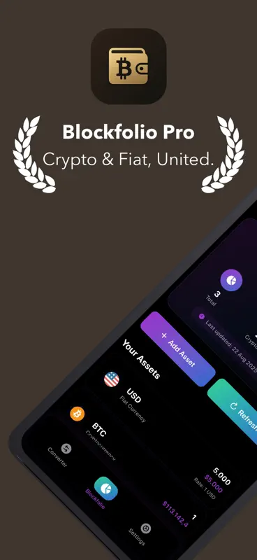Blockfolio Pro: Crypto Tracker screenshot 1 of 9