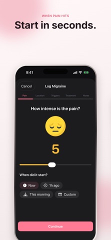 Migrena: Migraine Tracker Screenshot 2 of 7