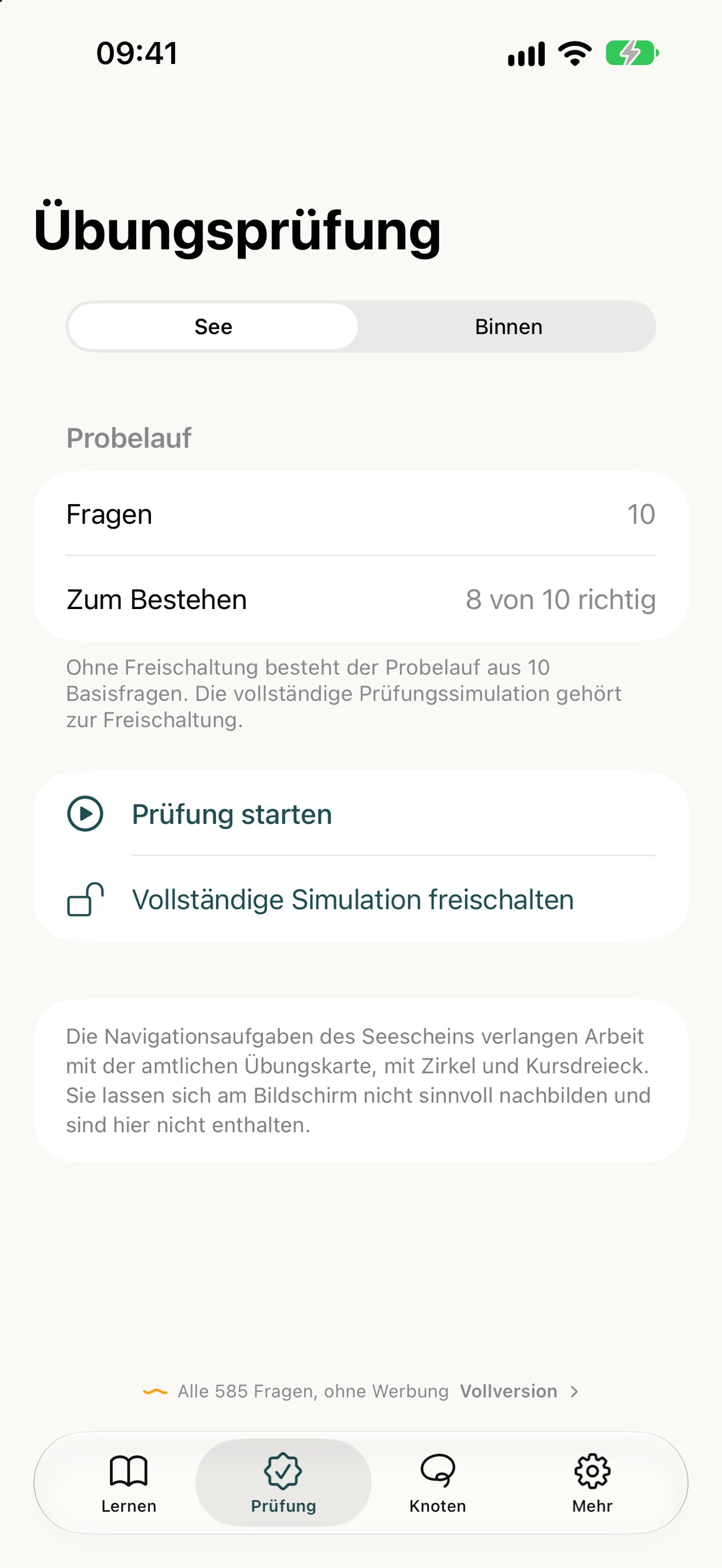 Screenshot 2 of Sportbootführerschein · Brizo