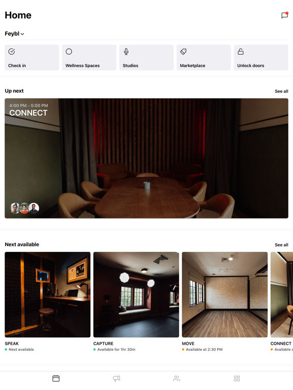 Feybl iPad screenshot 1 - Productivity app