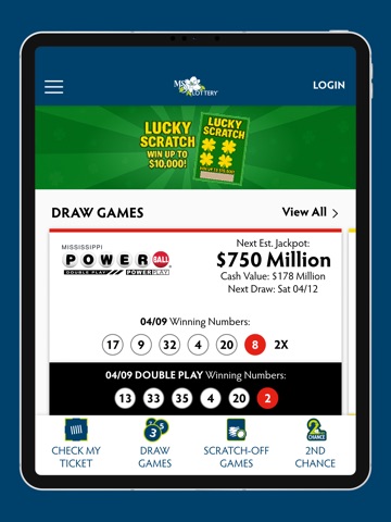 Mississippi Lottery Official
