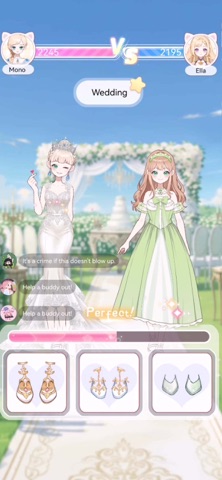 Momo Dress up game iPhone screenshot