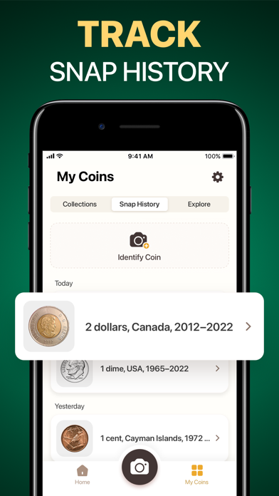 Coin ID: Coin Value Identifier Screenshot