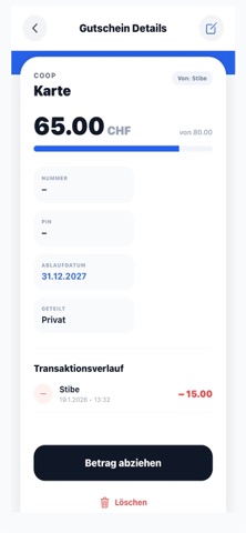 Vouchy screenshot