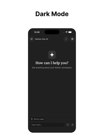 Any AI for Notion iPad screenshot