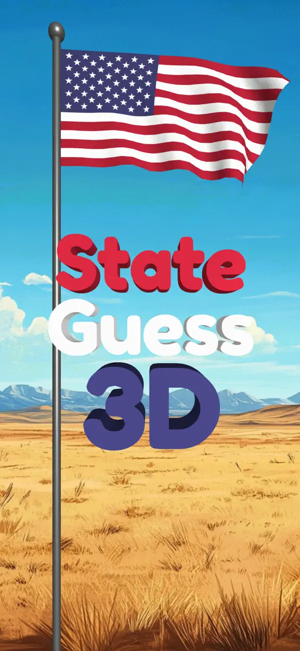 Screenshot #1 pour USA State Name Guess 3D