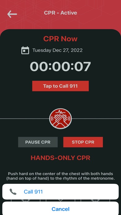 CPR Now App iPhone screenshot 2 - Medical app