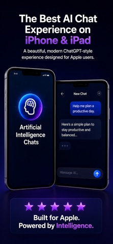 Artificial Intelligence Chats iPhone screenshot
