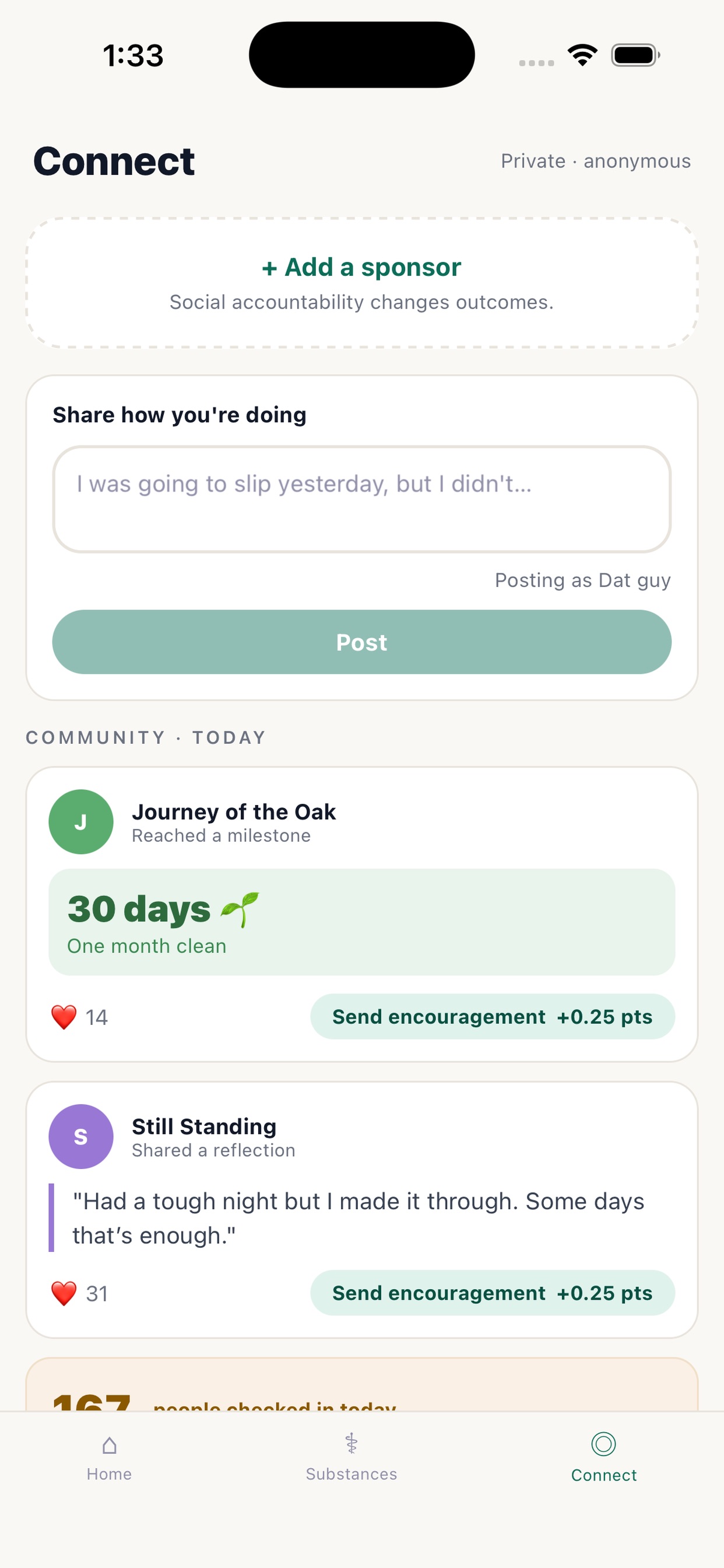 Screenshot 1 of soberr