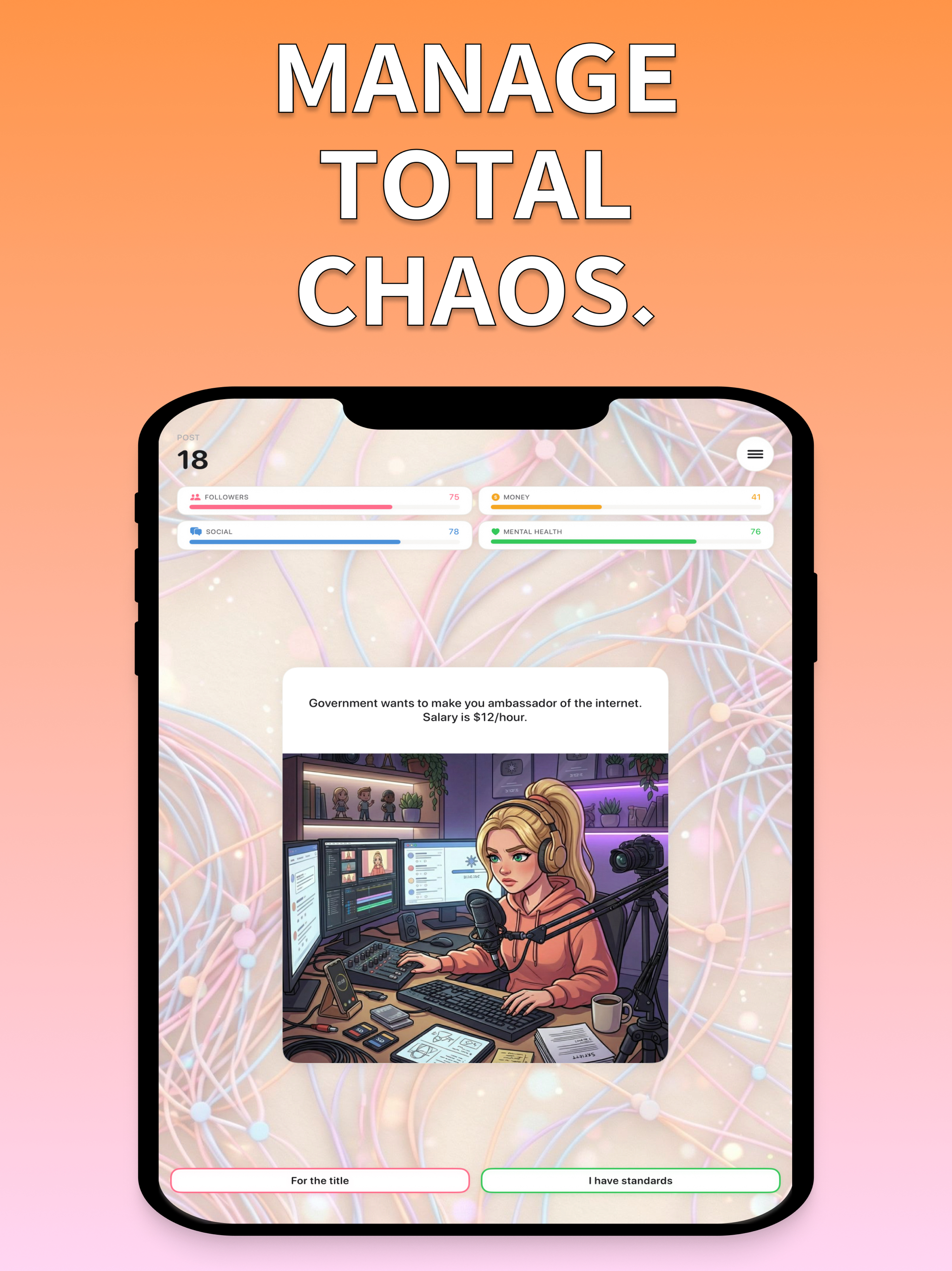 Influencer Simulator - Feed