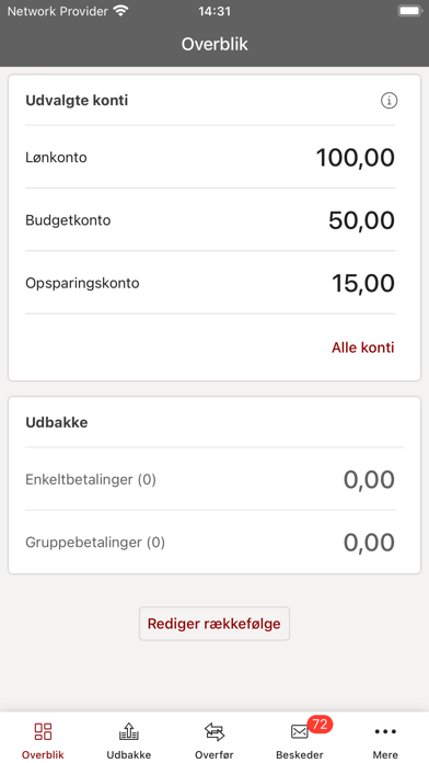 Vestjysk Bank Erhverv Screenshot
