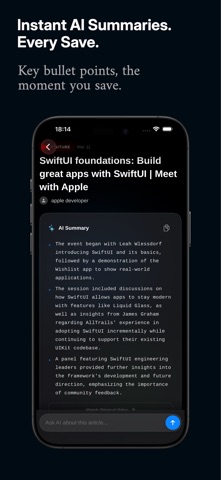 AI TLDRR screenshot