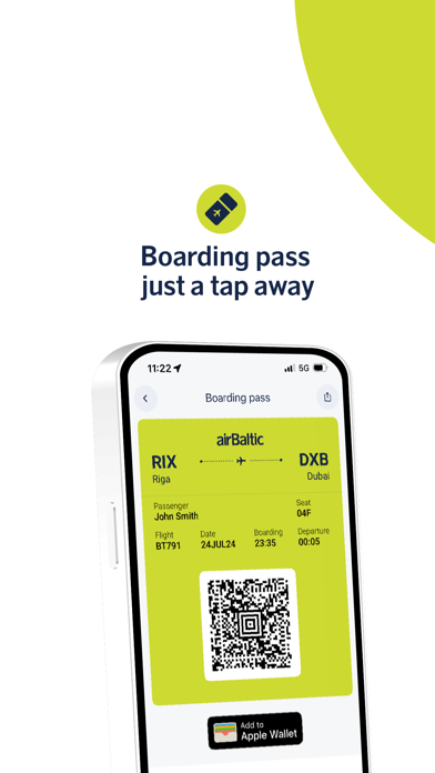 airBaltic Screenshot