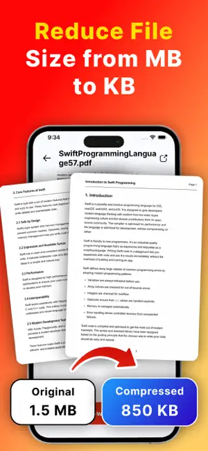 Compress PDF File - Shrinkr screenshot 2