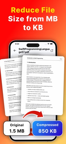 Compress PDF File - Shrinkr Screenshot 2 of 5