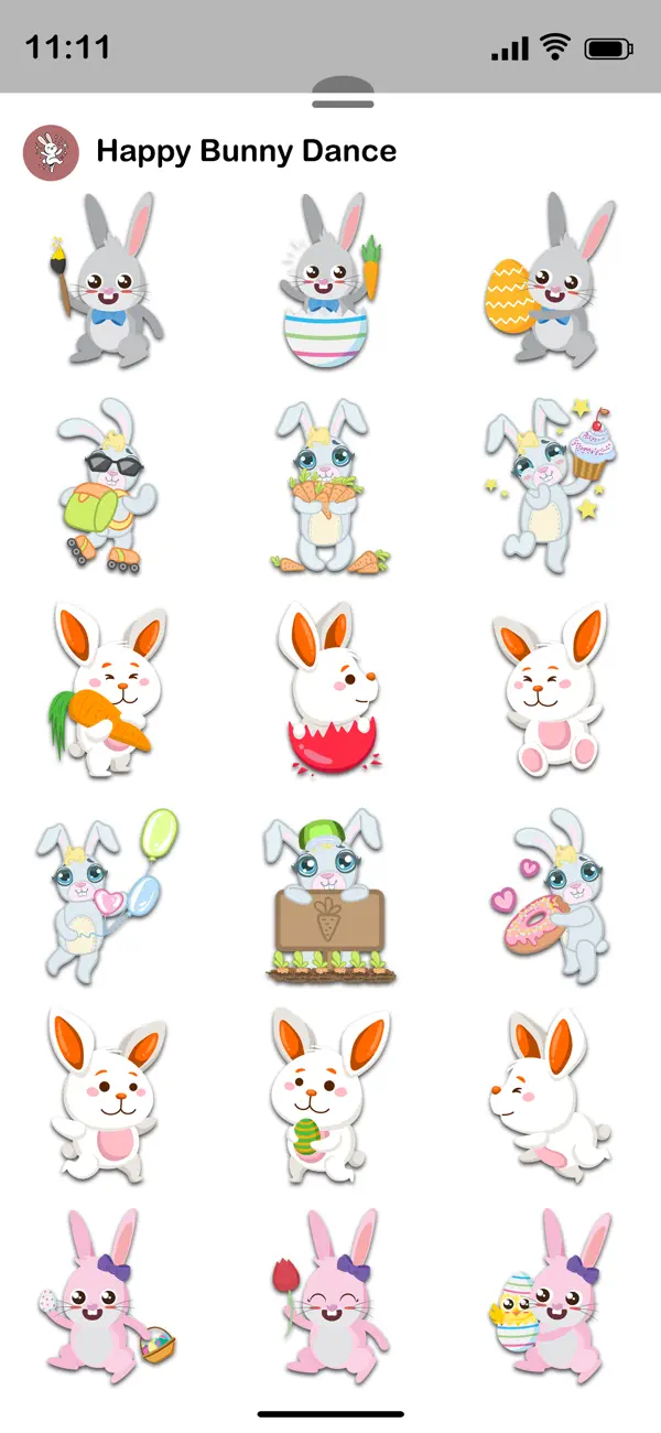 Screenshot #2 pour Happy Bunny Dance