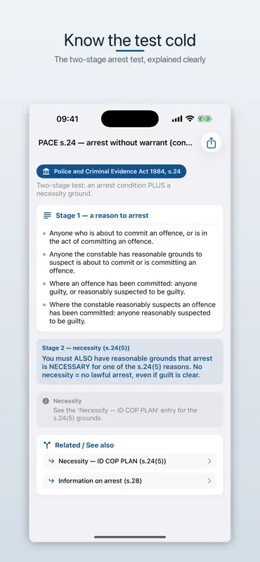 Police Powers & Offences UK screenshot 2 of 10
