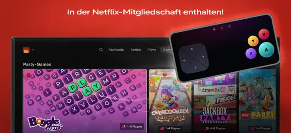 Netflix Game Controller iPhone App Screenshot 4 – Unterhaltung