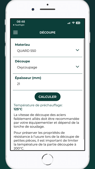 Q Calculator Screenshot