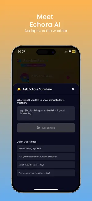 WeatherMind:AI Weather & Style screenshot 2