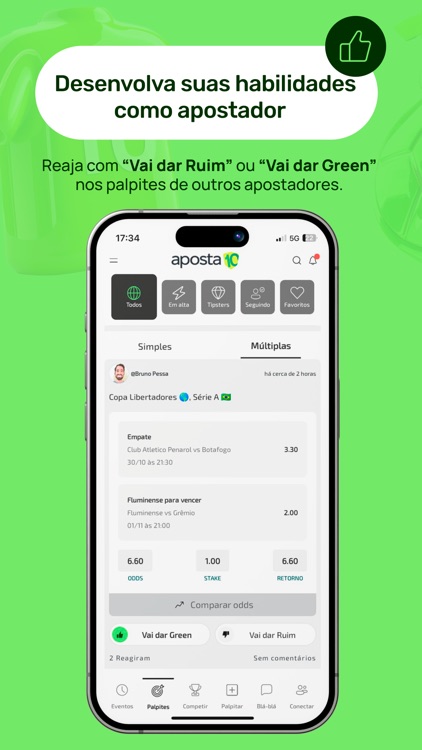 Aposta10: seu palpite em campo