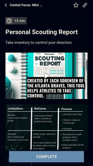 Central Focus Screenshot
