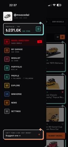 Die Cast Collectors App Screenshot 3 of 7