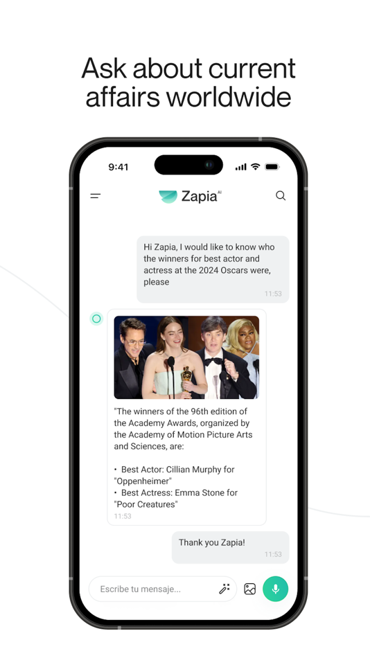 #5. Zapia AI - Personal Assistant (iOS) Av: BrainLogic AI SAS