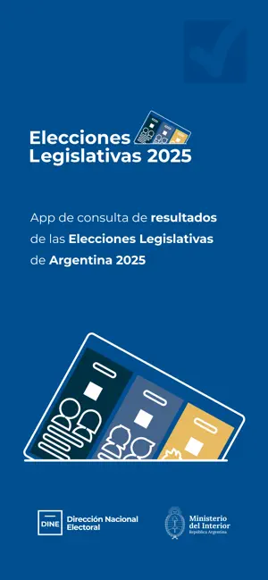 Elecciones Legislativas 2025 screenshot 1