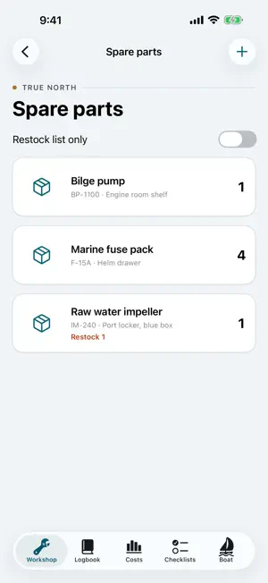 HullBook: Boat Maintenance Log screenshot 2