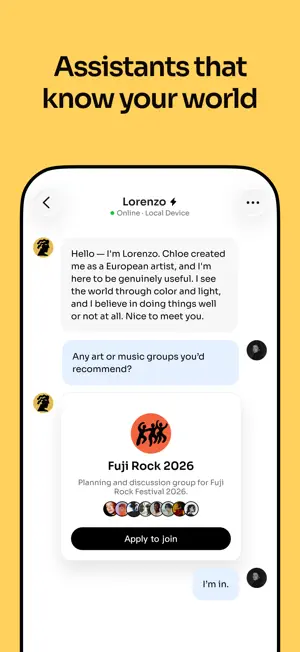 Bloome Chat screenshot 2
