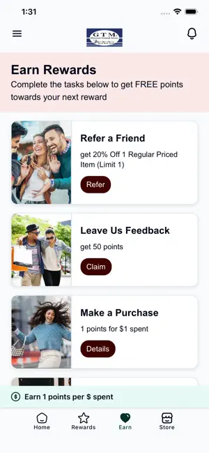 GTM Rewards screenshot 3