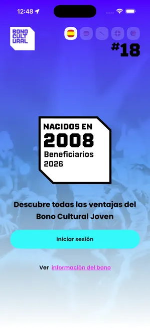 Bono Cultural Joven 2026 iPhone screenshot 1