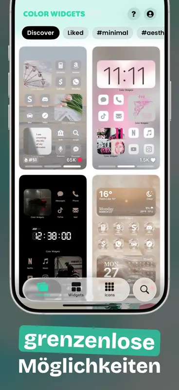 Color Widgets: Icon und Themes screenshot 8 of 8