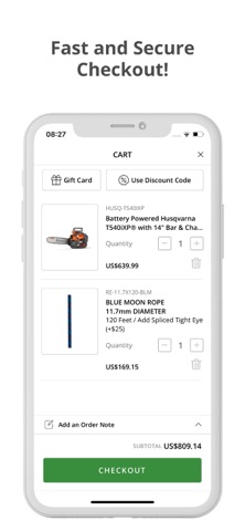 Bartlett Arborist Supply iPhone screenshot
