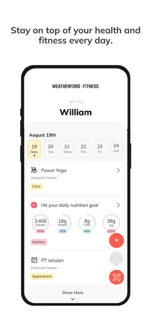 Weatherford Fitness screenshot 2