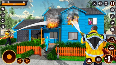 Emergency Fire Truck Game 911 Screenshot