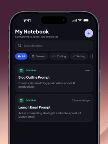PromptMe Ai iPad screenshot