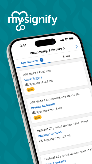 MySignify iPhone screenshot 1 - Productivity app