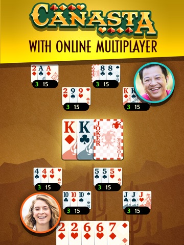 Canasta Royale iPad screenshot