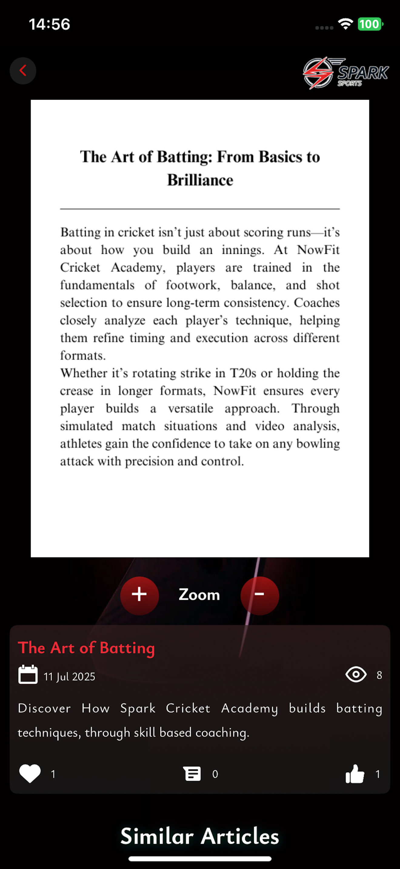 Spark Cricket Academy screenshot 9