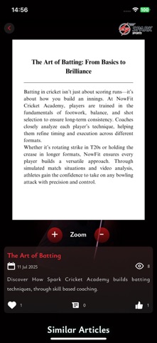 Spark Cricket Academy Screenshot 9 of 10